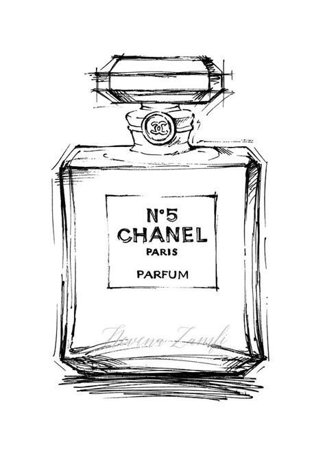 chanel no 5 drawing|chanel number 5 images.